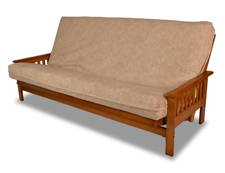 Mission Style Solid Wood Futon