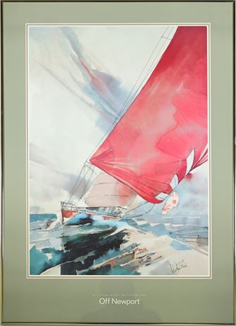 Willard Bond Watercolors "Off Newport"