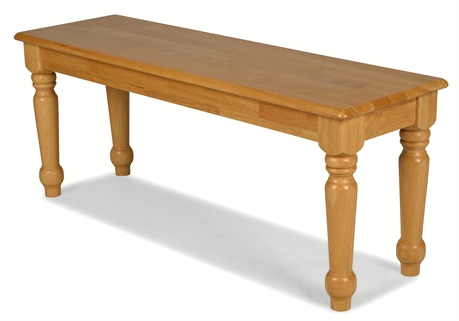 Classic Solid Wood Farm Style Bench