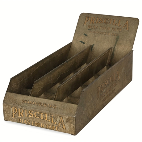 1930s–1940s "Priscilla" Bias Fold Tape Retired Store Display