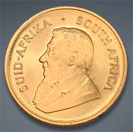 1983 South African 1 T. Oz Gold Coin Krugerrand FINE Bullion