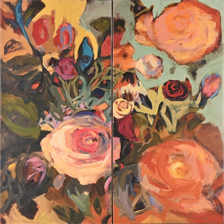 'Rose Garden' by Jennifer Harwood