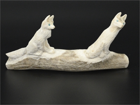 Max Laate Carved Wolf Fetish