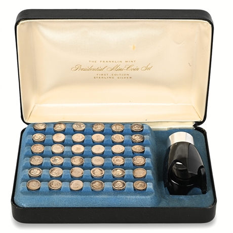 Sterling Silver Mini-Coin Set by Franklin Mint (First Edition)