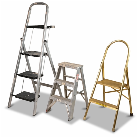 Skinny Mini Commercial Step Ladder