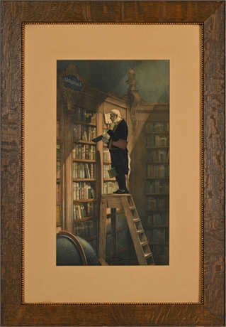 Carl Spitzweg 'The Bookworm'