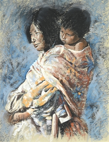 "Mother and Child" by Miguel Angel Varela