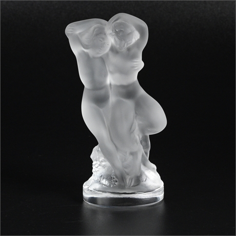 Lalique Faune Nude Couple Figurine