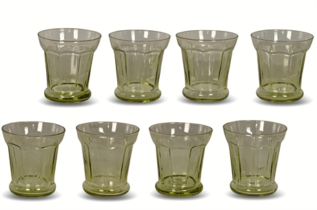 (8) Depression Glass Juice Cup