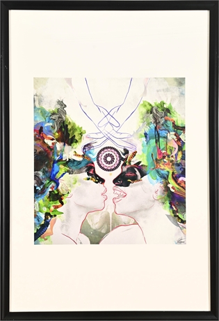 Archan Nair Surreal Digital Art Print – Framed