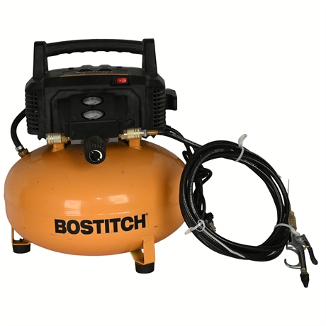 Bostitch BTFP02012 0.8 HP 6 Gallon Oil-Free Pancake Air Compressor