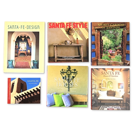 Set of 6 Santa Fe Architecture & Design Books