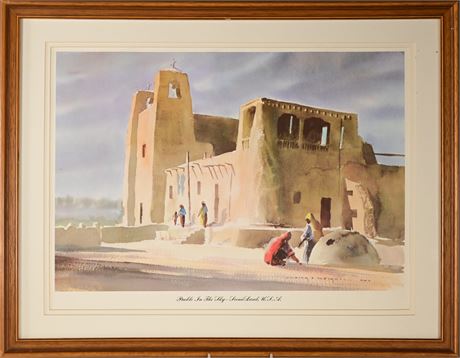 William Schimmel "Pueblo in Sky" Print