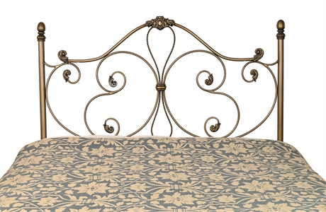 Elegant Queen Iron Headboard