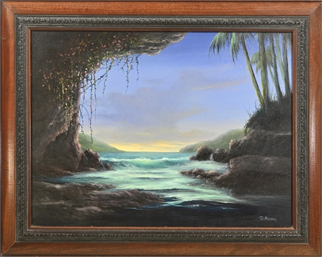 Dale Momii Seascape Original Oil on Canvas
