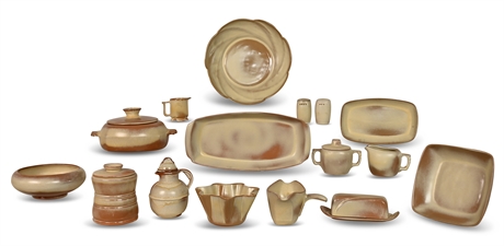 Frankoma 'Plainsman Gold' Serving Pieces