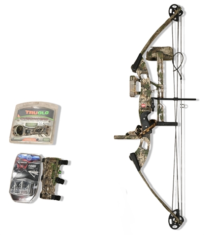 PSE Mohave Archery Set with Plano Hard Case, Arrows, & Accessories