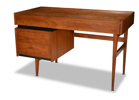 Mid-Century Walnut Desk by Milo Baughman for Dillingham