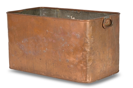 Antique Copper Farmhouse Tub