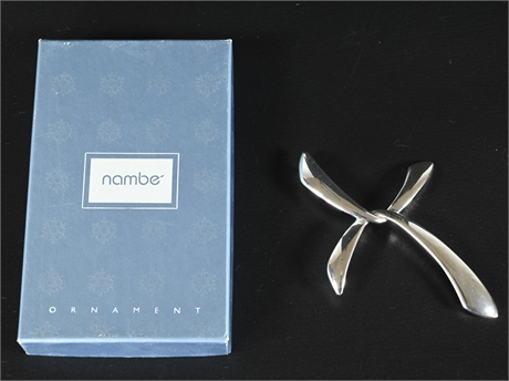 Nambé 2003 Cross Ornament