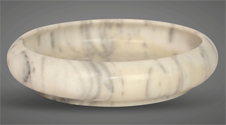 12" Solid Marble Centerpiece Bowl