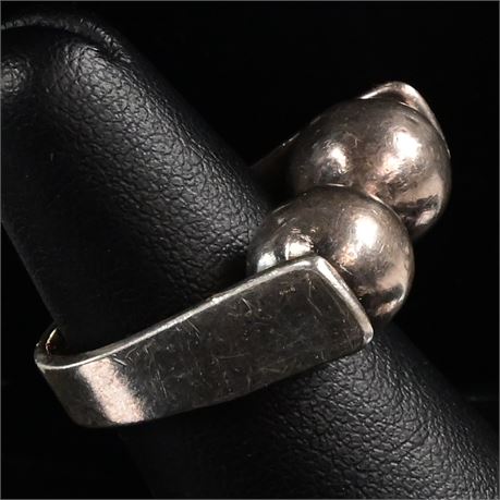 Mid-Century Taxco Sterling Silver Ring