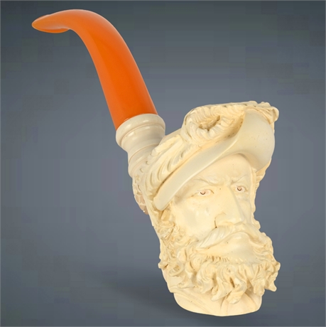 Meerschaum Carved Pipe