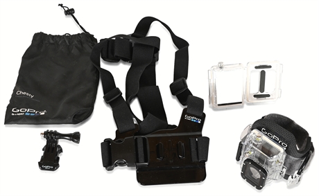 GoPro Accessory Bundle: Wrist Housing and Chesty Chest Mount Harness