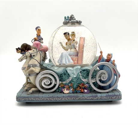 Vintage Disney Cinderella Musical Snow Globe