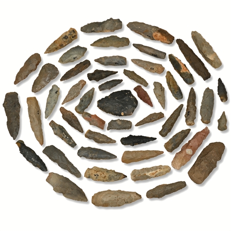 Benton Broad Stem Arrowheads