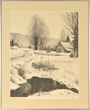 Mel Hunter “That Time of Year” 1974 Signed Limited Edition Lithograph 47/260
