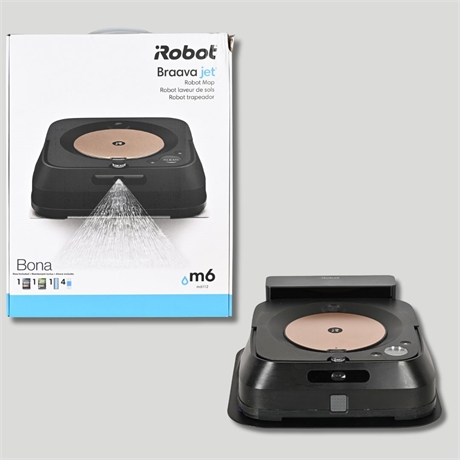 iRobot Braava Jet m6 Robot Mop w/ Pads, Docs & Box