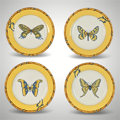 Lynn Chase 'Butterfly Bamboo' 9" Plates