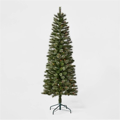 Wondershop 6ft Pre-lit Artificial Christmas Tree Virginia Pine With Lights