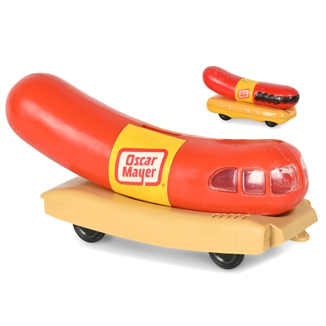 1993 Hot Wheels Oscar Mayer Wienermobile #204 & 1992 Olympic Wienermobile Bank