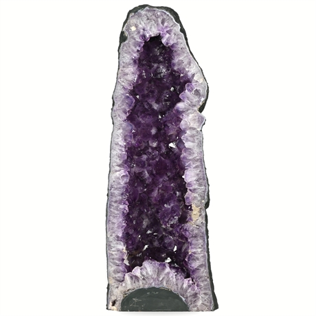 22.5" Brazilian Amethyst Cathedral Geode