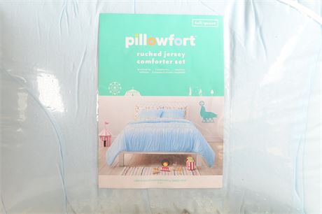 Oeko-Tex Pillowfort Ruched Jersey Comforter Set, Full/Queen