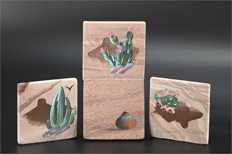 Hand Painted Stone Coasters