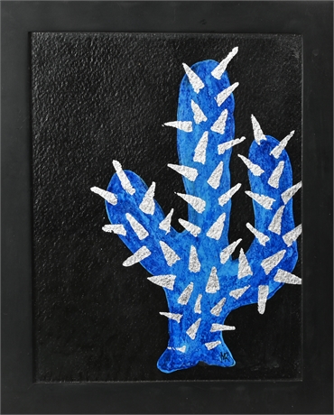 Marie Rohde - "Neon Blue Saguaro"