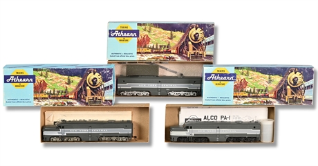 (3) Athearn Trains in Miniature