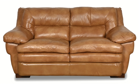 Leather Loveseat by Superb Creations