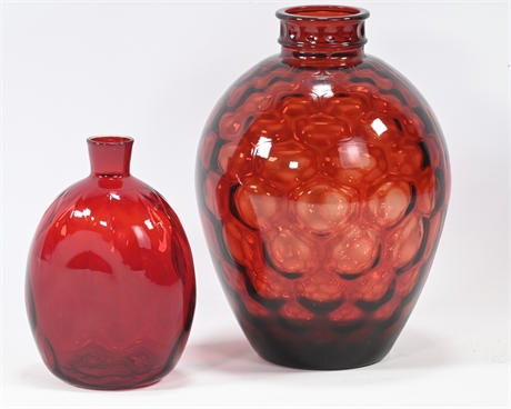 Blown Art Glass Vases