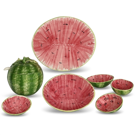 Italian Watermelon Themed Serving Set