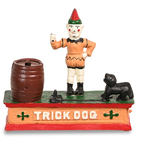 Iron 'Trick Dog' Bank