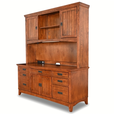 Cross Island Hutch Desk by Ashley Furniture®