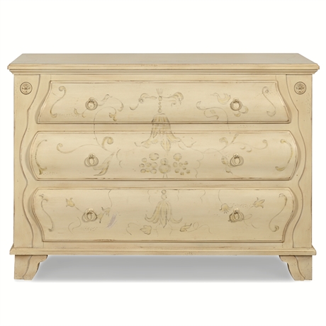 Ethan Allen 'Maison' French Country Bombe Chest of Drawers