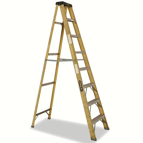 Stanley 8' Fiberglass Ladder