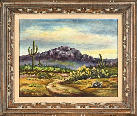 Ilse Lanphere Oil Painting “Superstition Mountains Arizona”