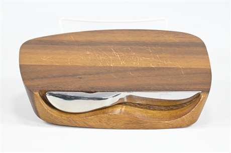 Nambé Blend Bread Board with Knife
