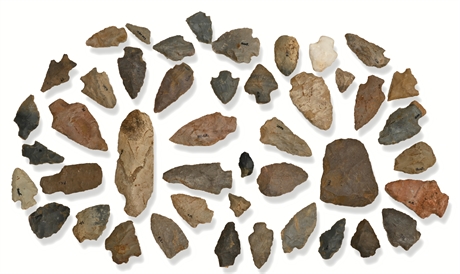 Benton Broad Stem Arrowheads